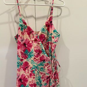 J. Crew Midi Floral Wrap Dress